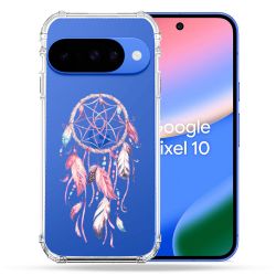 Coque Renforcée Transparente Pour Google Pixel 10 Attrape Reve Rose