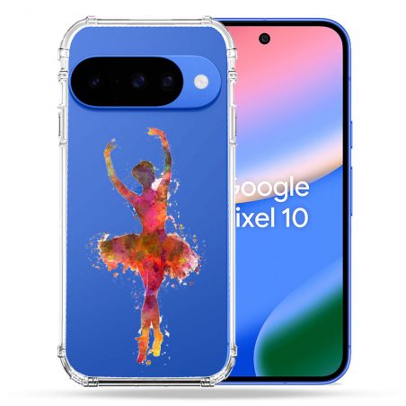 Coque Renforcée Transparente Pour Google Pixel 10 Danseuse etoile