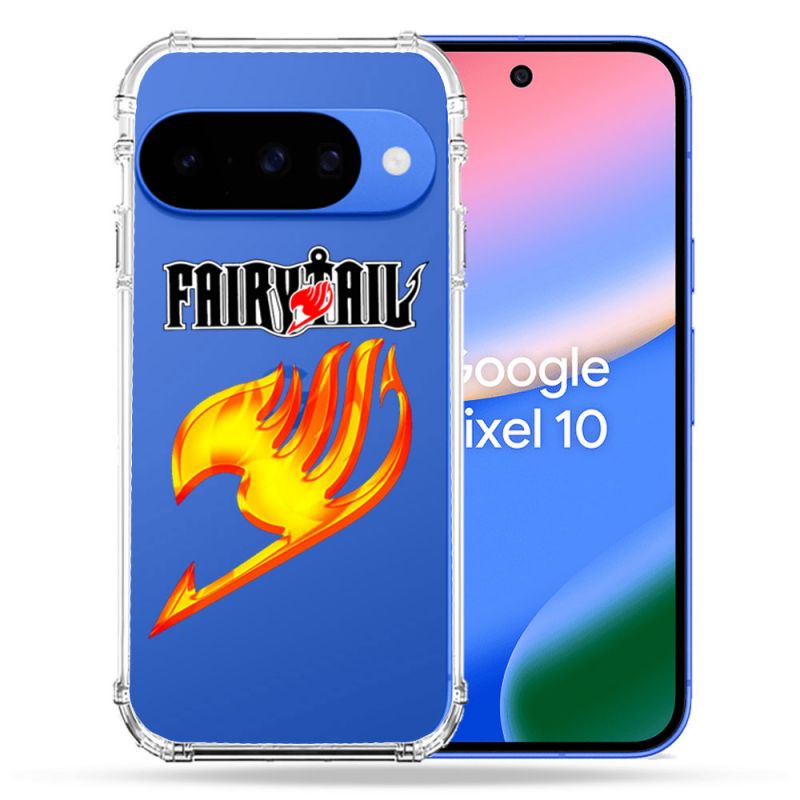 Coque Renforcée Transparente Pour Google Pixel 10 Fairy Tail