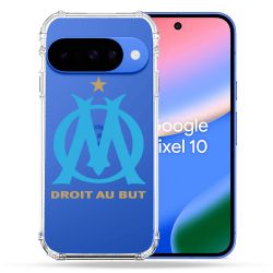 Coque Renforcée Transparente Pour Google Pixel 10 Foot Olympique Marseille OM
