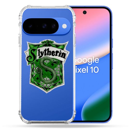 Coque Renforcée Transparente Pour Google Pixel 10 Harry Potter Slytherin