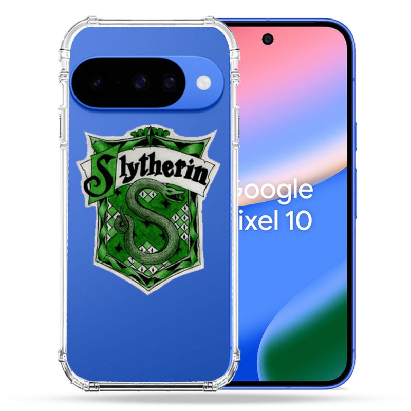 Coque Renforcée Transparente Pour Google Pixel 10 Harry Potter Slytherin