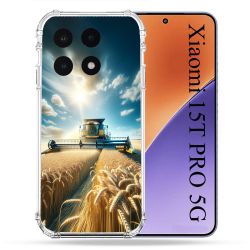 Coque Renforcée Pour Xiaomi 15T PRO Agriculture Moissonneuse Blé