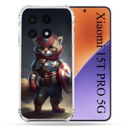 Coque Renforcée Pour Xiaomi 15T PRO Animal Chat America