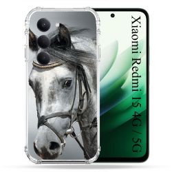 Coque Renforcée Pour Xiaomi Redmi 15 4G / 5G Animal Cheval Blanc