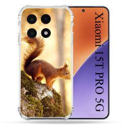 Coque Renforcée Pour Xiaomi 15T PRO Animal Ecureuil Bois
