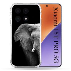 Coque Renforcée Pour Xiaomi 15T PRO Animal Elephant Noir