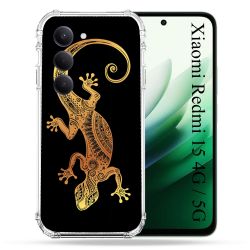 Coque Renforcée Pour Xiaomi Redmi 15 4G / 5G Animal Lezard Noir