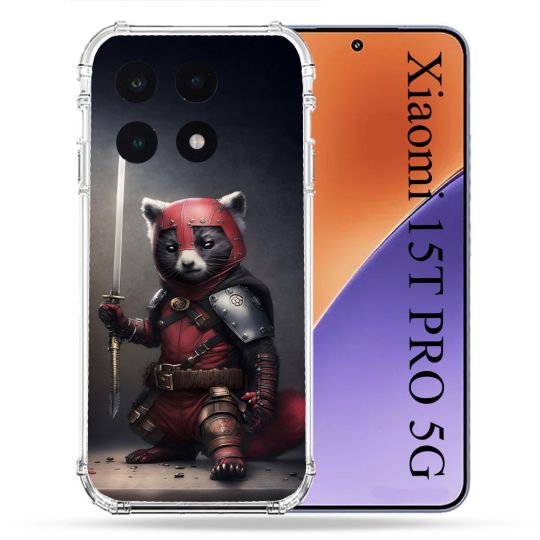 Coque Renforcée Pour Xiaomi 15T PRO Animal Raton Samouraï