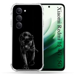 Coque Renforcée Pour Xiaomi Redmi 15 4G / 5G Animal Panthère Noire