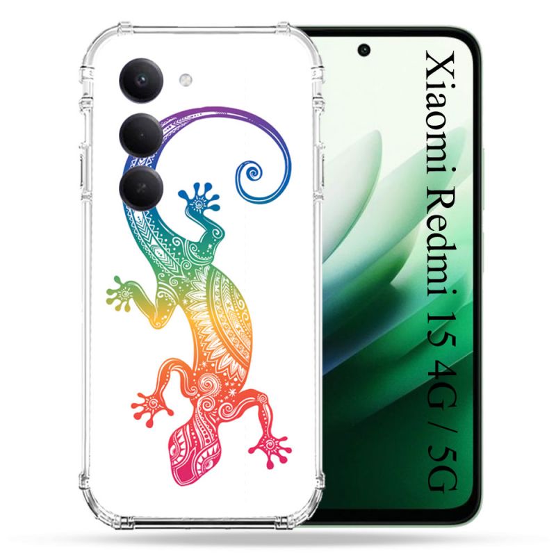Coque Renforcée Pour Xiaomi Redmi 15 4G / 5G Animal Salamandre Color