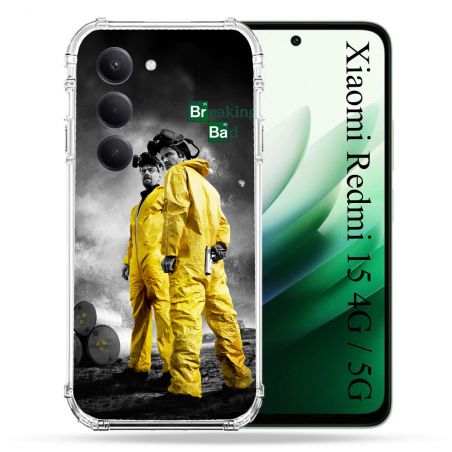 Coque Renforcée Pour Xiaomi Redmi 15 4G / 5G Breaking Bad Affiche