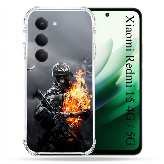 Coque Renforcée Pour Xiaomi Redmi 15 4G / 5G Call Of Duty Squelette