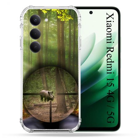 Coque Renforcée Pour Xiaomi Redmi 15 4G / 5G Chasse Sanglier Viseur