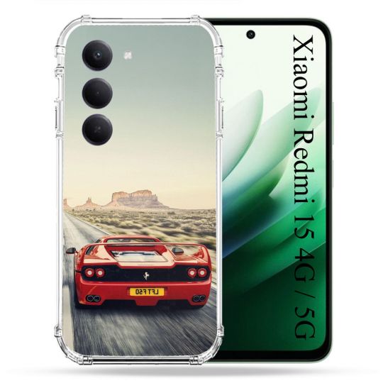 Coque Renforcée Pour Xiaomi Redmi 15 4G / 5G Ferrari F50