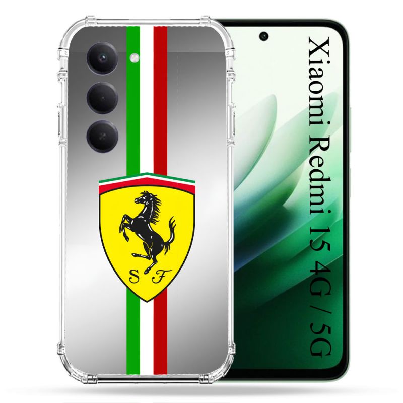 Coque Renforcée Pour Xiaomi Redmi 15 4G / 5G Ferrari Ligne