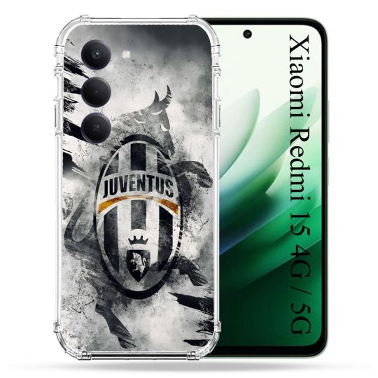 Coque Renforcée Pour Xiaomi Redmi 15 4G / 5G Foot Juventus Turin
