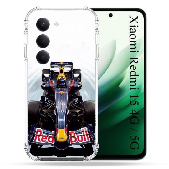 Coque Renforcée Pour Xiaomi Redmi 15 4G / 5G Formule 1 F1 Red Bull