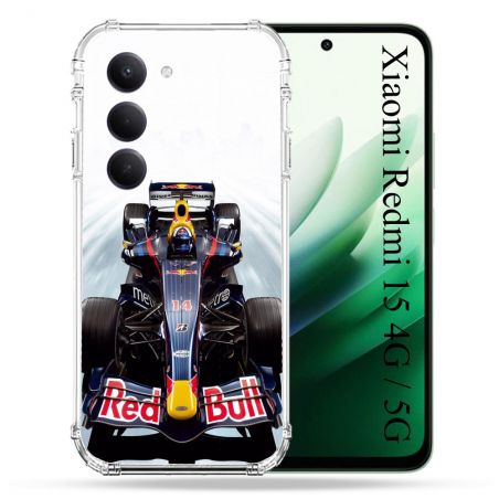 Coque Renforcée Pour Xiaomi Redmi 15 4G / 5G Formule 1 F1 Red Bull