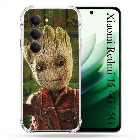 Coque Renforcée Pour Xiaomi Redmi 15 4G / 5G Groot Vert