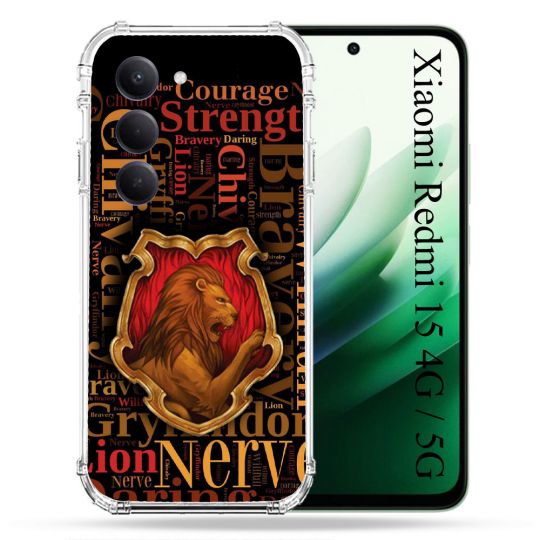 Coque Renforcée Pour Xiaomi Redmi 15 4G / 5G Harry Potter Griffondor