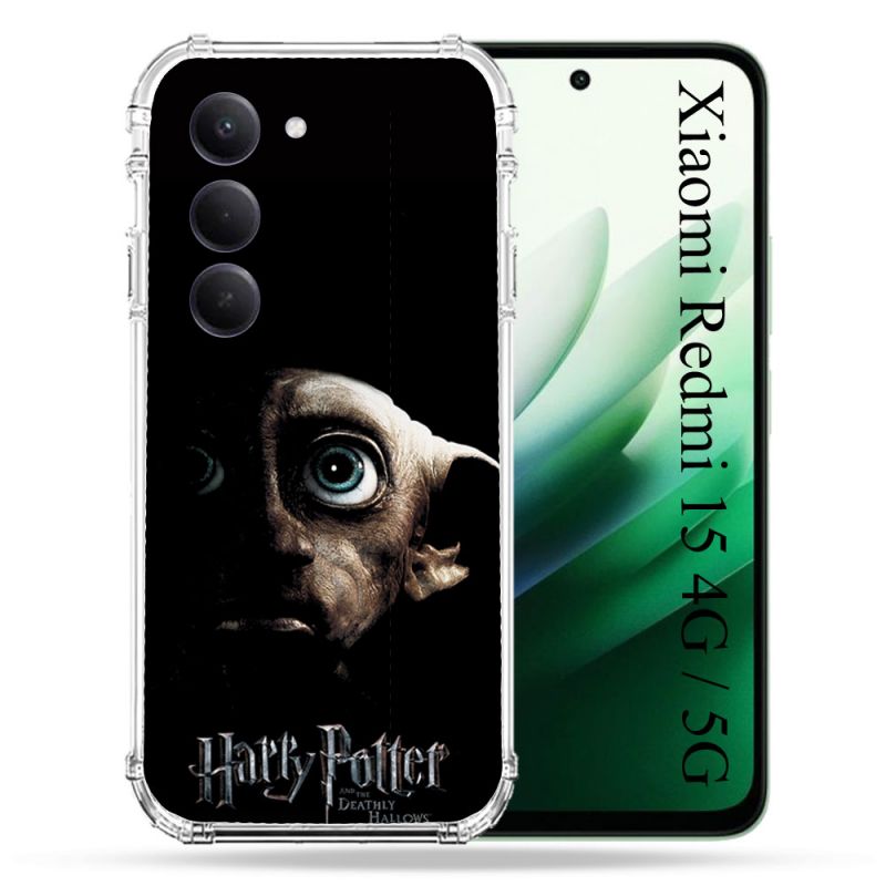 Coque Renforcée Pour Xiaomi Redmi 15 4G / 5G Harry Potter Hollows Dobby