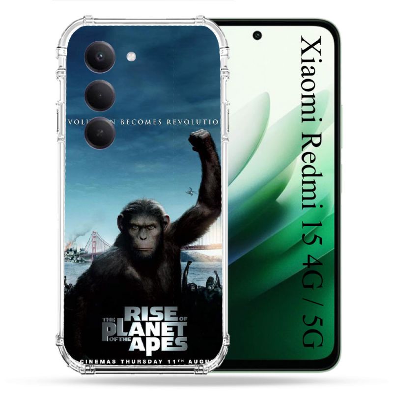 Coque Renforcée Pour Xiaomi Redmi 15 4G / 5G La Planete Des Singes