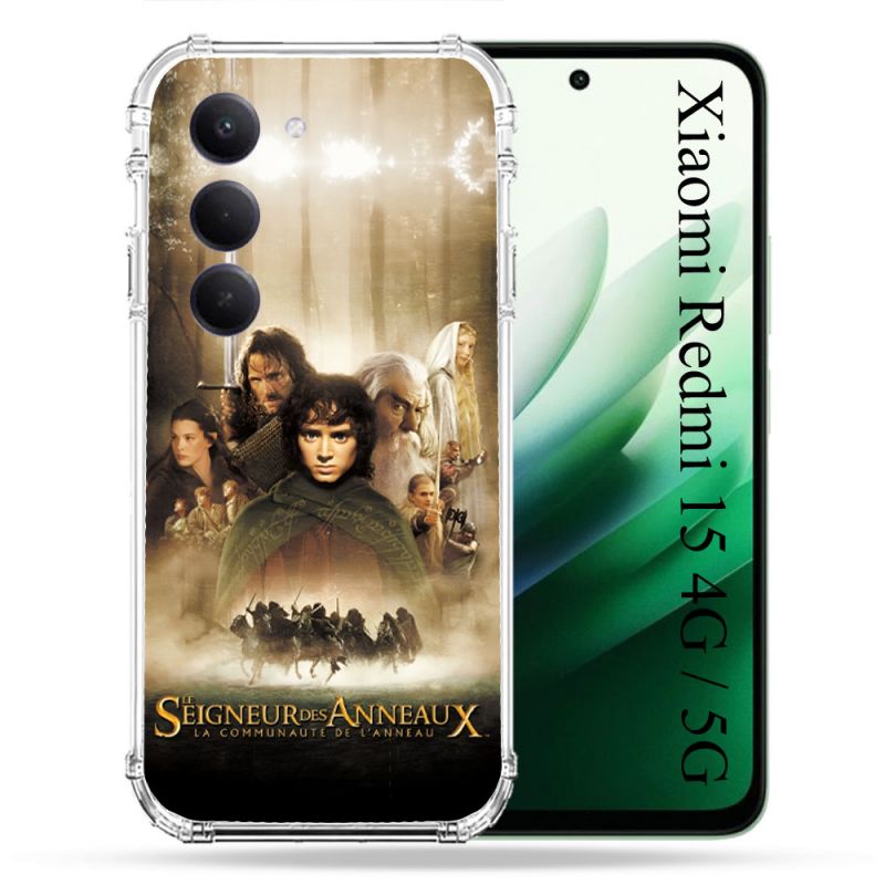 Coque Renforcée Pour Xiaomi Redmi 15 4G / 5G Le seigneur Des Anneaux Affiche