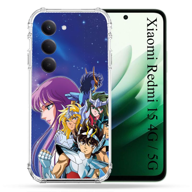 Coque Renforcée Pour Xiaomi Redmi 15 4G / 5G Les Chevaliers Du Zodiaque