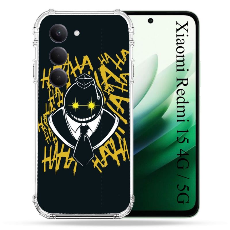 Coque Renforcée Pour Xiaomi Redmi 15 4G / 5G Manga Assassination Classroom Kuro Noir
