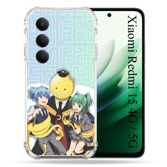 Coque Renforcée Pour Xiaomi Redmi 15 4G / 5G Manga Assassination Classroom Kuro Trio