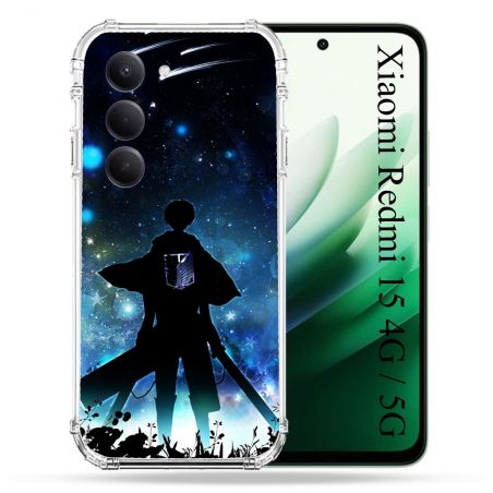Coque Renforcée Pour Xiaomi Redmi 15 4G / 5G Manga Attaque Titans Levi