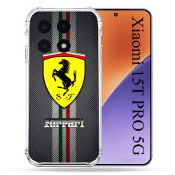 Coque Renforcée Pour Xiaomi 15T PRO Ferrari Carbone