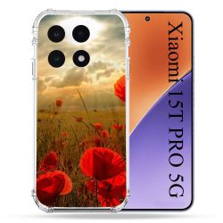 Coque Renforcée Pour Xiaomi 15T PRO Fleur Coquelicot
