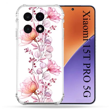 Coque Renforcée Pour Xiaomi 15T PRO Fleur Eclosion