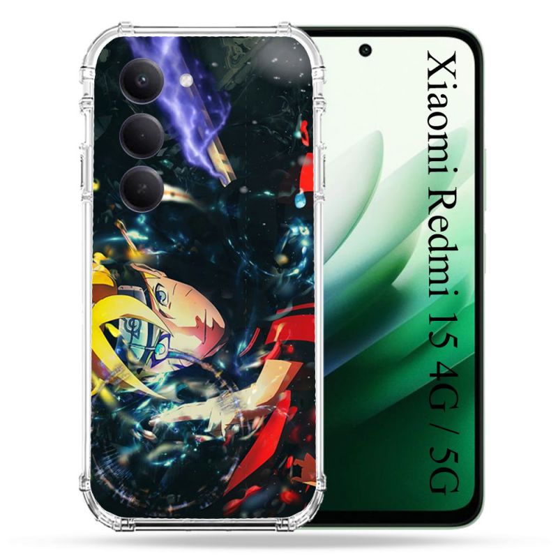 Coque Renforcée Pour Xiaomi Redmi 15 4G / 5G Manga Boruto Eclair