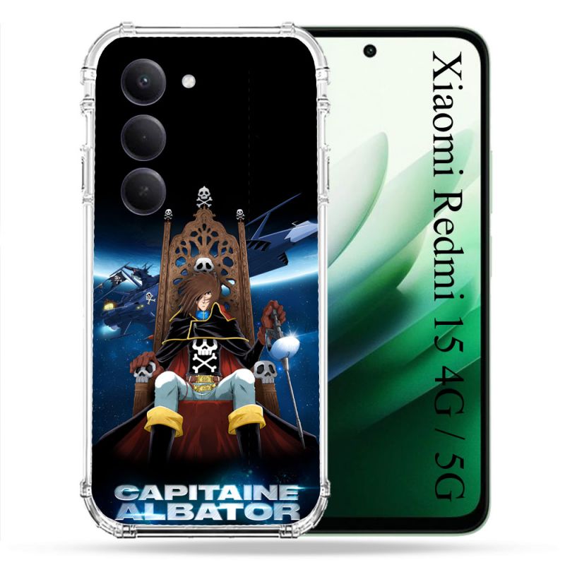 Coque Renforcée Pour Xiaomi Redmi 15 4G / 5G Manga Capitaine Albator