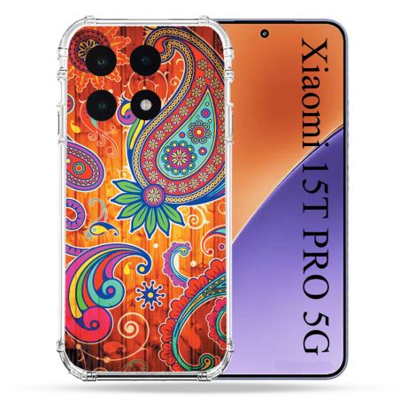 Coque Renforcée Pour Xiaomi 15T PRO Fleur Psychedelic