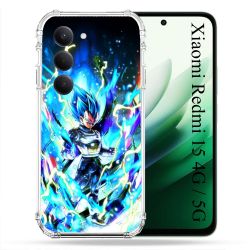 Coque Renforcée Pour Xiaomi Redmi 15 4G / 5G Manga Dragon Ball Vegeta Bleu