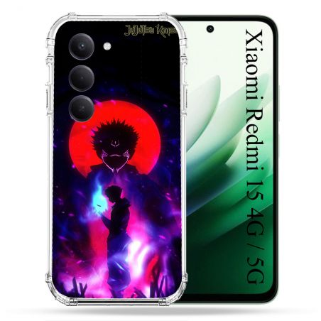 Coque Renforcée Pour Xiaomi Redmi 15 4G / 5G Manga Jujutsu Kaisen Itadori Sukuna