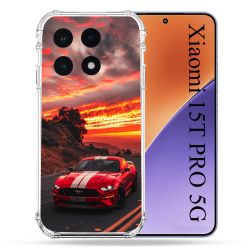 Coque Renforcée Pour Xiaomi 15T PRO Ford Mustang GT500 Rouge