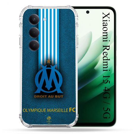 Coque Renforcée Pour Xiaomi Redmi 15 4G / 5G Olympique Marseille OM Bande