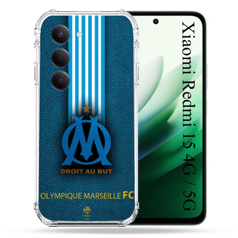 Coque Renforcée Pour Xiaomi Redmi 15 4G / 5G Olympique Marseille OM Bande