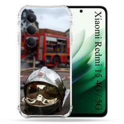 Coque Renforcée Pour Xiaomi Redmi 15 4G / 5G Pompier Casque Camion