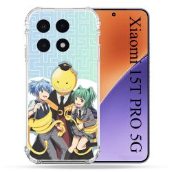 Coque Renforcée Pour Xiaomi 15T PRO Manga Assassination Classroom Kuro Trio