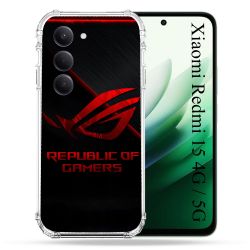Coque Renforcée Pour Xiaomi Redmi 15 4G / 5G ROG Rouge