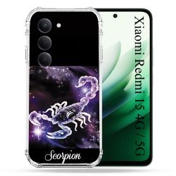 Coque Renforcée Pour Xiaomi Redmi 15 4G / 5G Signe Zodiaque 2 Scorpion