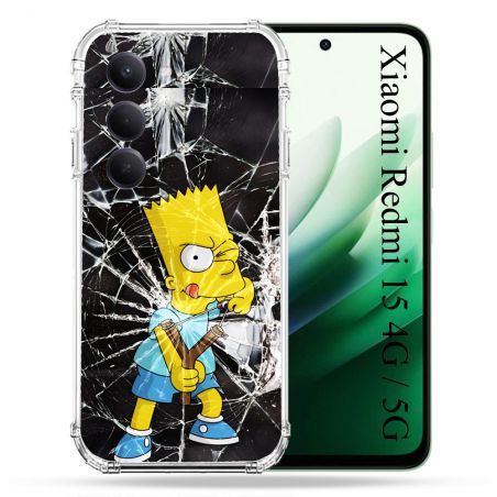 Coque Renforcée Pour Xiaomi Redmi 15 4G / 5G Simpson Bart