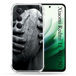 Coque Renforcée Pour Xiaomi Redmi 15 4G / 5G Sport Rugby Ballon Vintage