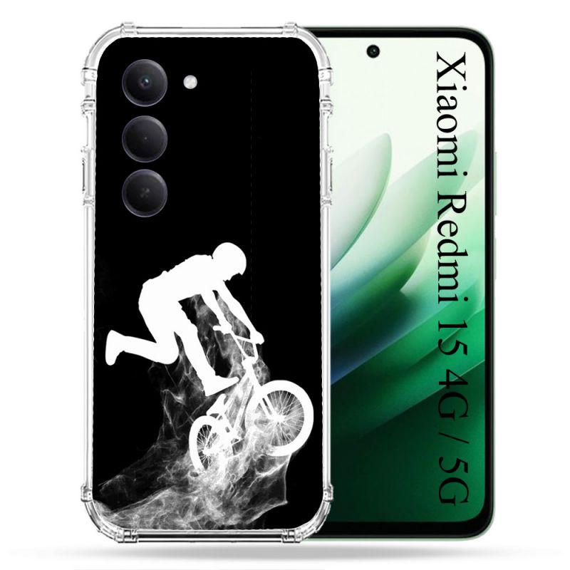 Coque Renforcée Pour Xiaomi Redmi 15 4G / 5G Sport VTT Noir